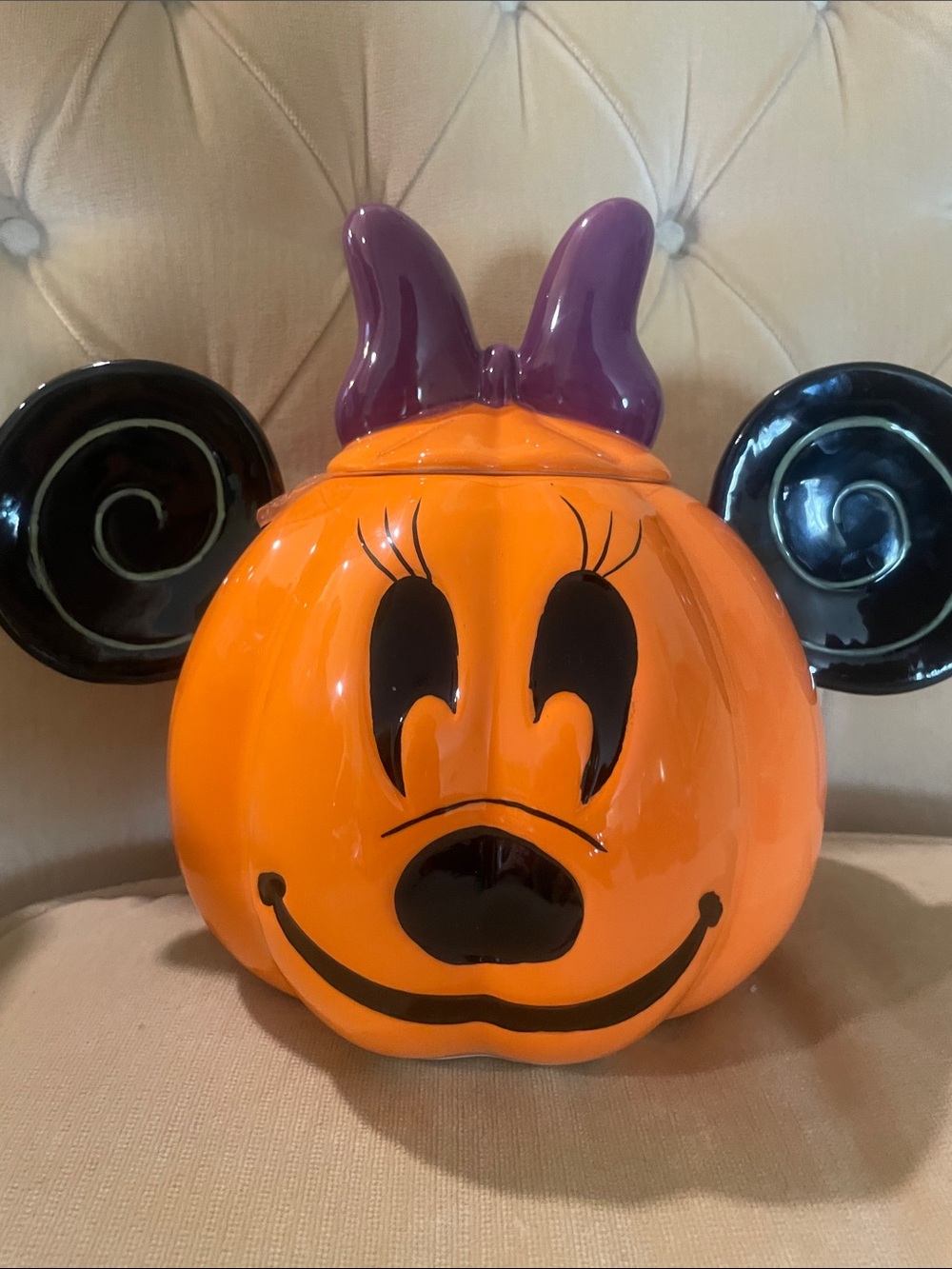 Disney Halloween Minnie mouse cookie jar